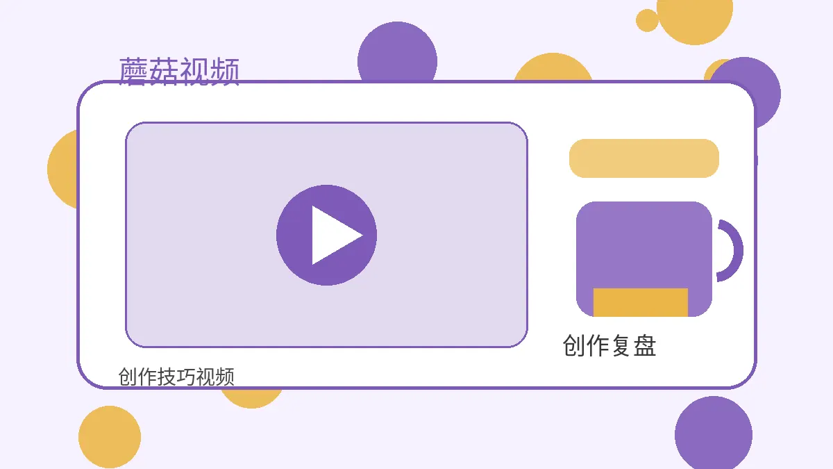蘑菇视频品牌创作技巧视频教程封面